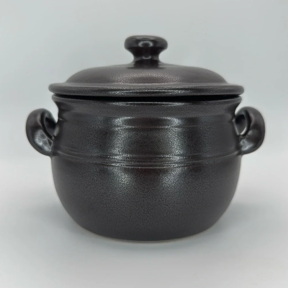 Vintage Hoganas Keramik Bean Pot Stoneware - Picture 1 of 11